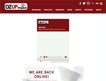 Tablet Screenshot of dzup.org